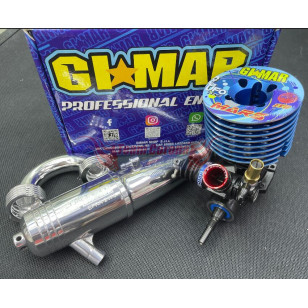 GIMAR Mars EVO 2024 Modified 3ports .21 Off-road engine with 2178 pipe combo set